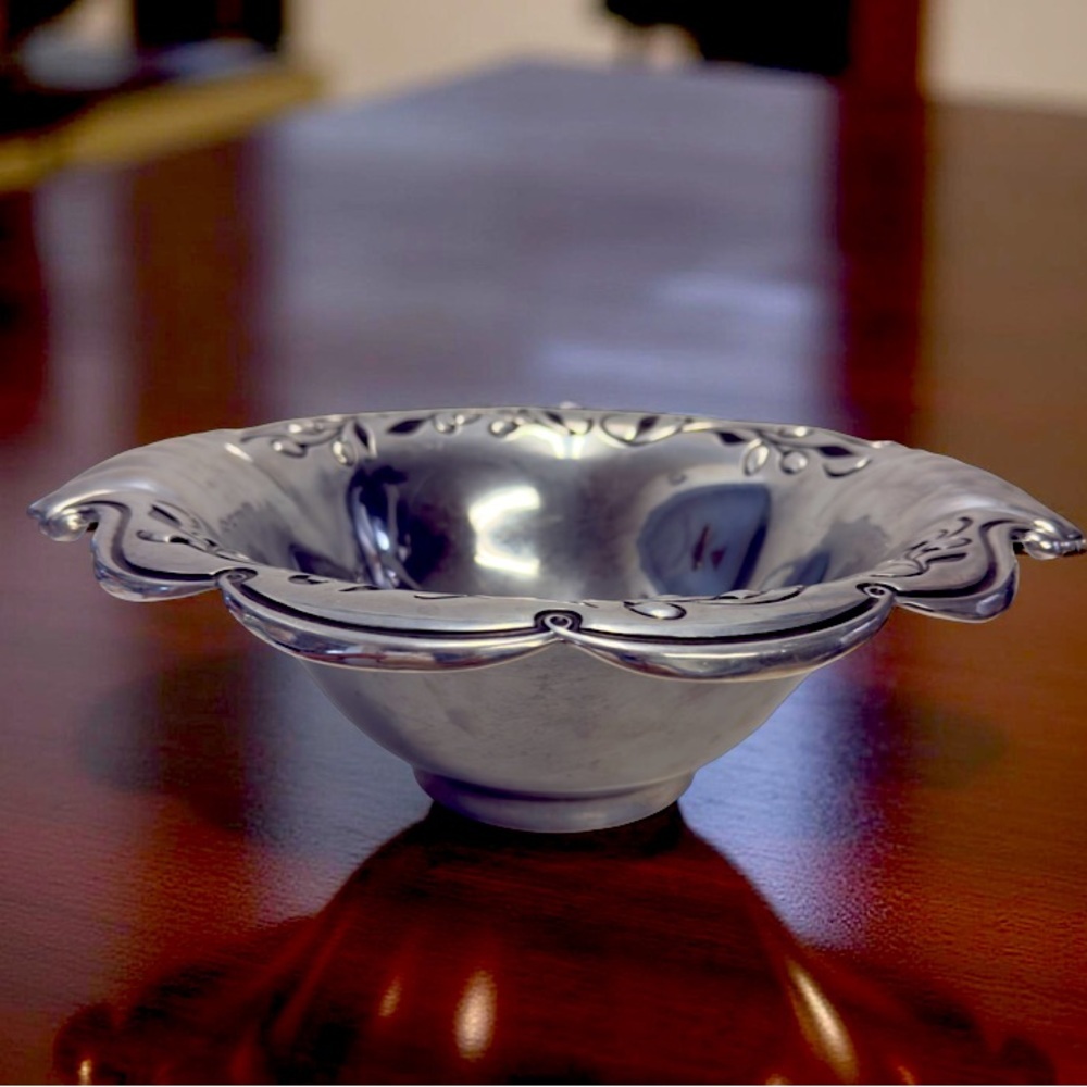 Lenox Pewter Olive Branch Polished Serve-ware
